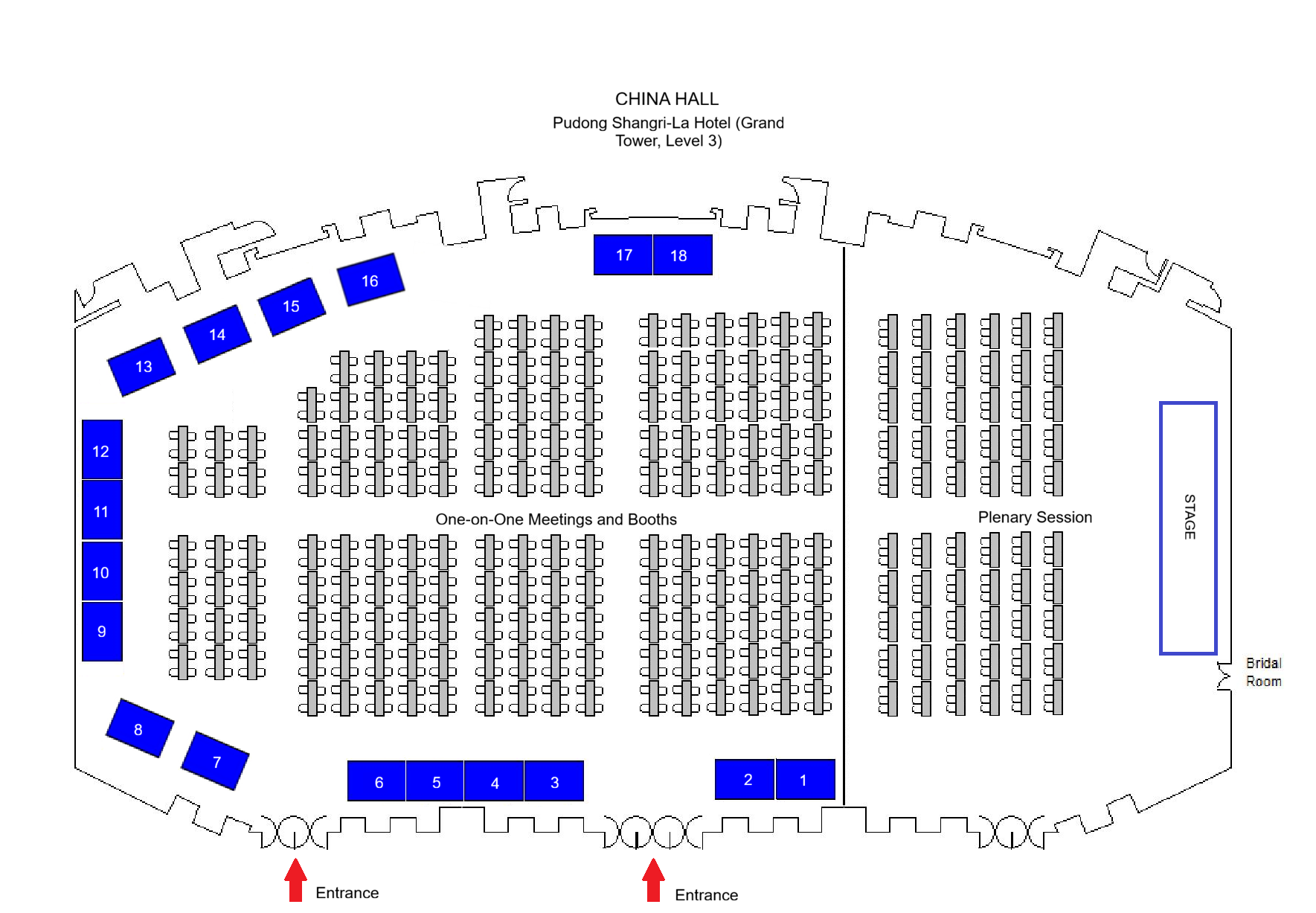 Booths Floor Plan