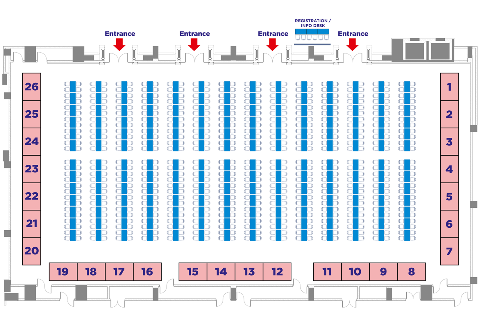 Booths Floor Plan